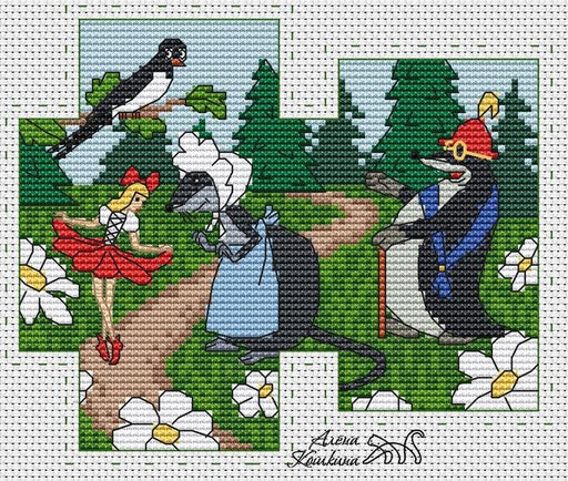 Thumbelina - PDF Cross Stitch Pattern - Wizardi