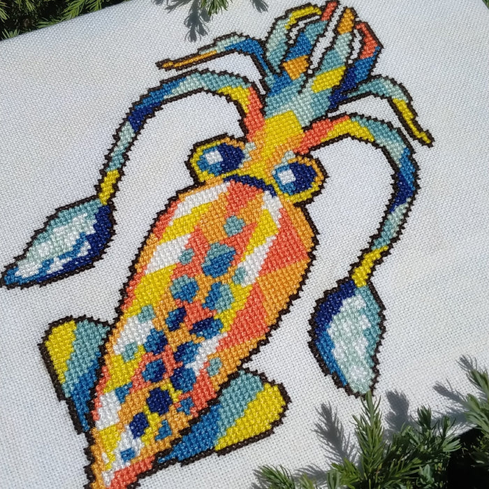 Squid - PDF Cross Stitch Pattern