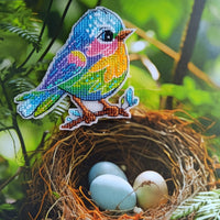 Rainbow Bird - PDF Cross Stitch Pattern