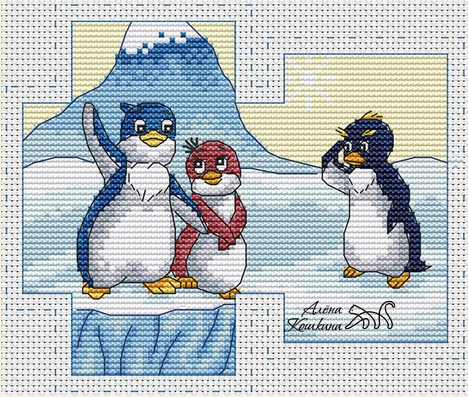 Little Penguin Lolo - PDF Cross Stitch Pattern