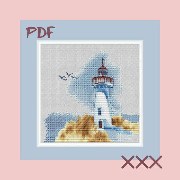 Lighthouse - PDF Cross Stitch Pattern