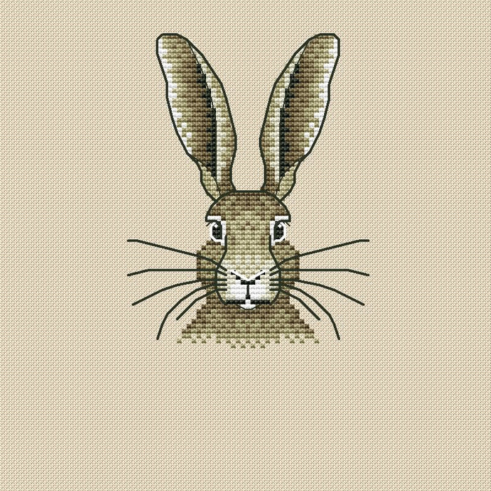 Rabbit. Primitive - PDF Cross Stitch Pattern