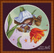 Victoria Plum with Butterfly - PDF Cross Stitch Pattern - Wizardi