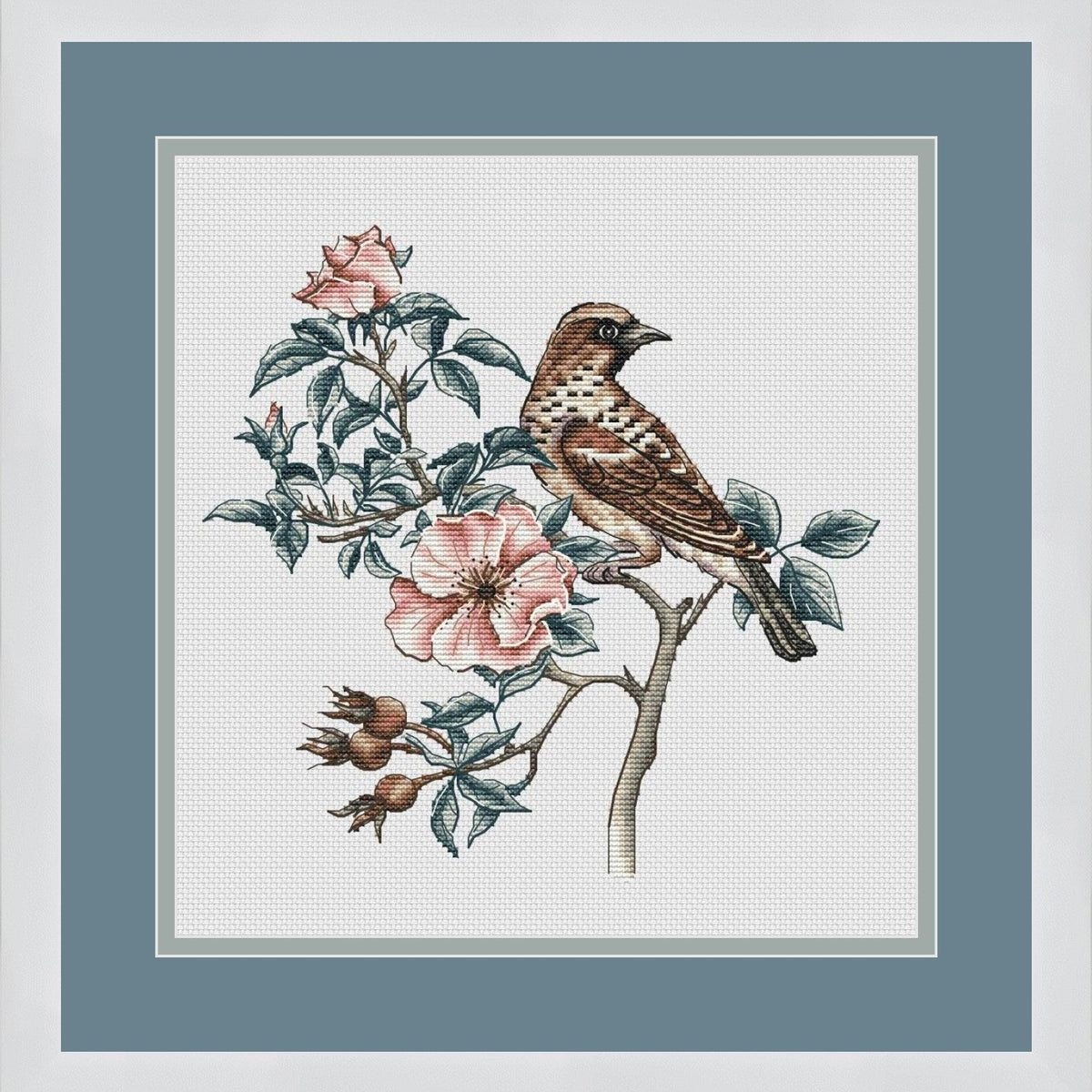 Vintage Rosehip - PDF Cross Stitch Pattern — Wizardi