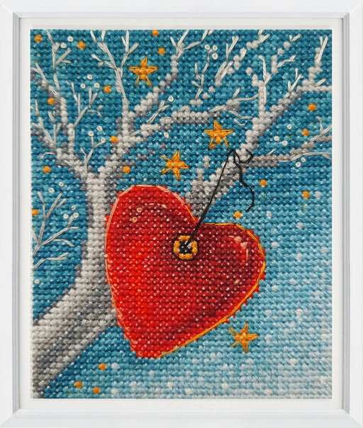 Warmth of the heart C380 Counted Cross Stitch Kit - Wizardi