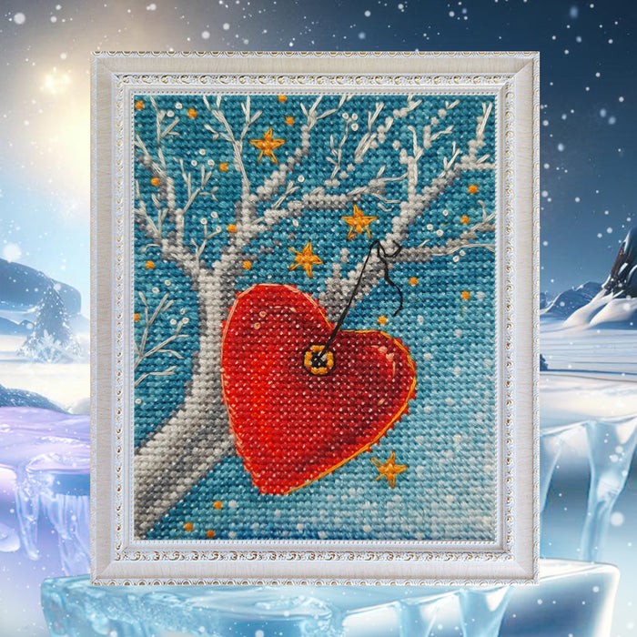 Warmth of the heart C380 Counted Cross Stitch Kit - Wizardi