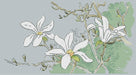 Watercolor Magnolia - PDF Cross Stitch Pattern - Wizardi