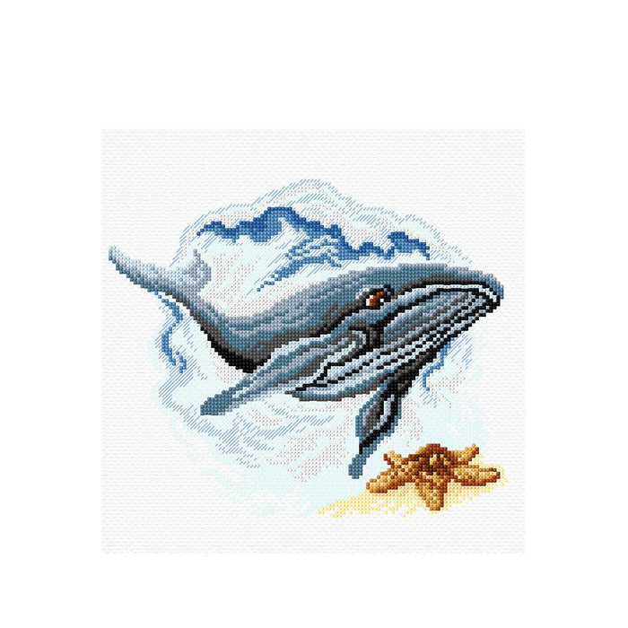 Whale 8902 Counted Cross-Stitch Kit - Wizardi