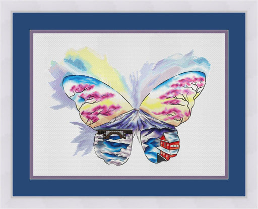 Wings of the World. Japan - PDF Cross Stitch Pattern - Wizardi
