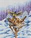 Winter Feeder 2284M Needlepoint canvas for halfstitch without yarn - Wizardi
