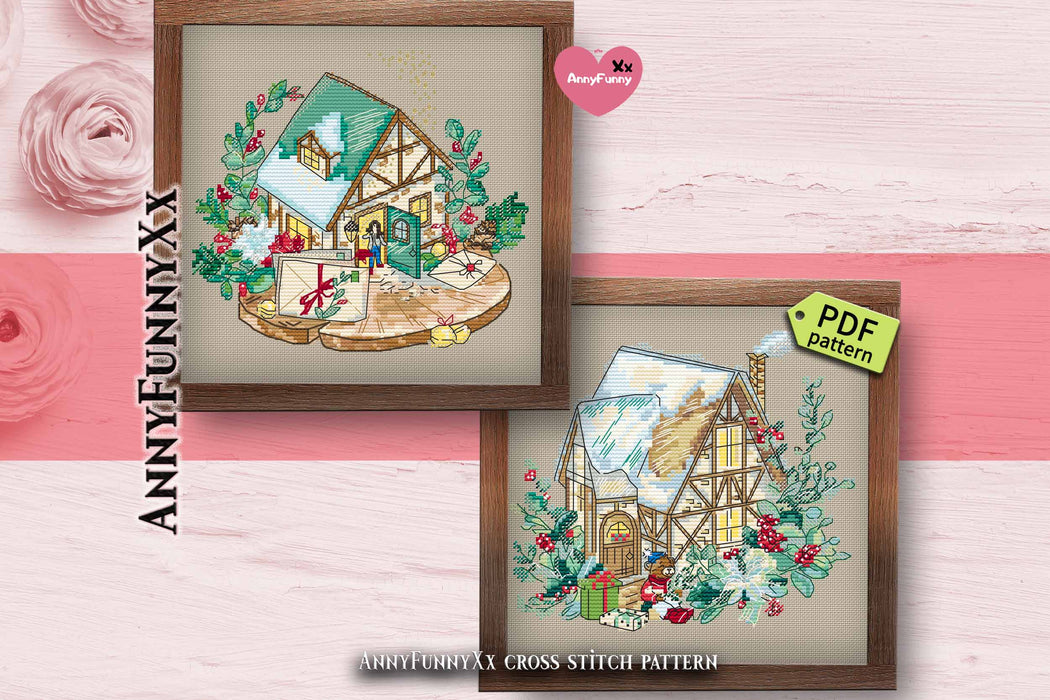 Gingerbread House - PDF Cross Stitch Pattern