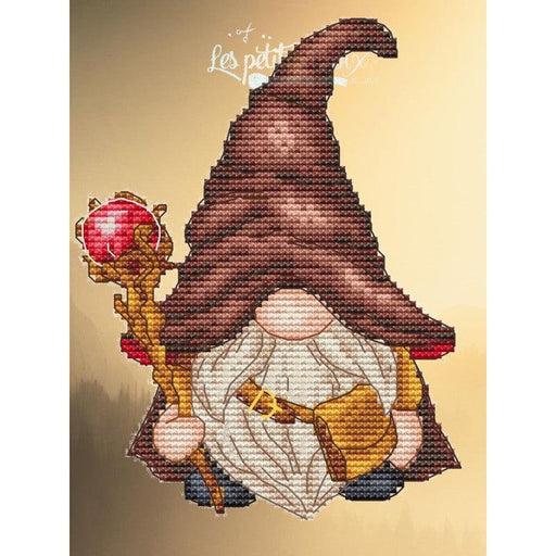 Wizard Gnome - PDF Cross Stitch Pattern - Wizardi