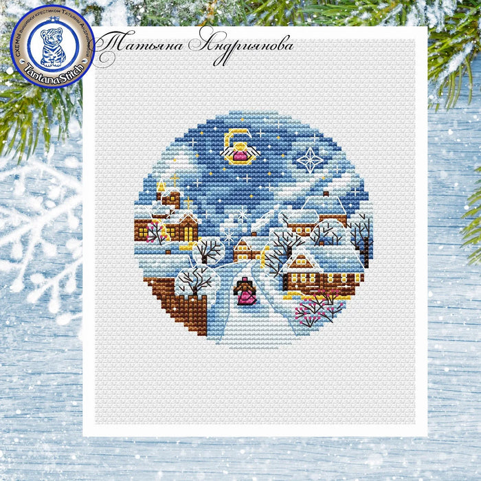 Circle. February - PDF Cross Stitch Pattern