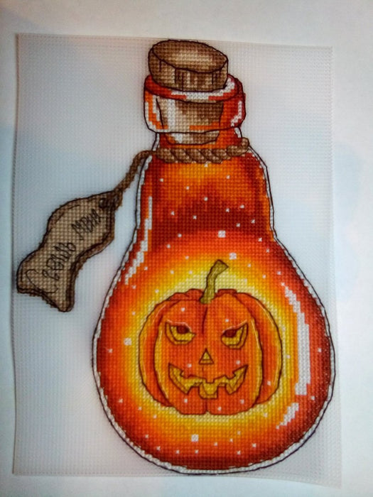 Pumpkin Potion - PDF Cross Stitch Pattern