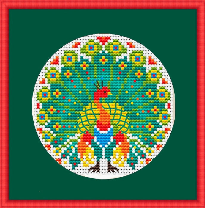Peacock - PDF Cross Stitch Pattern