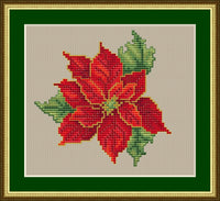 Poinsettia - PDF Cross Stitch Pattern