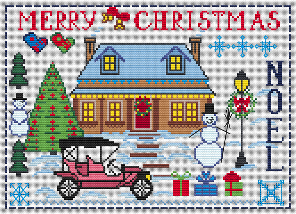 Primitive. Christmas 2 - PDF Cross Stitch Pattern