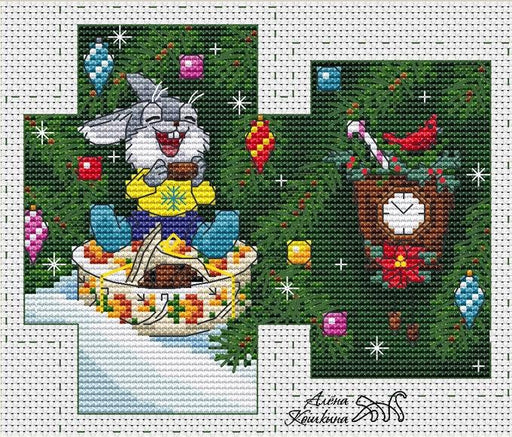 Zarubin Rabbit - PDF Cross Stitch Pattern - Wizardi