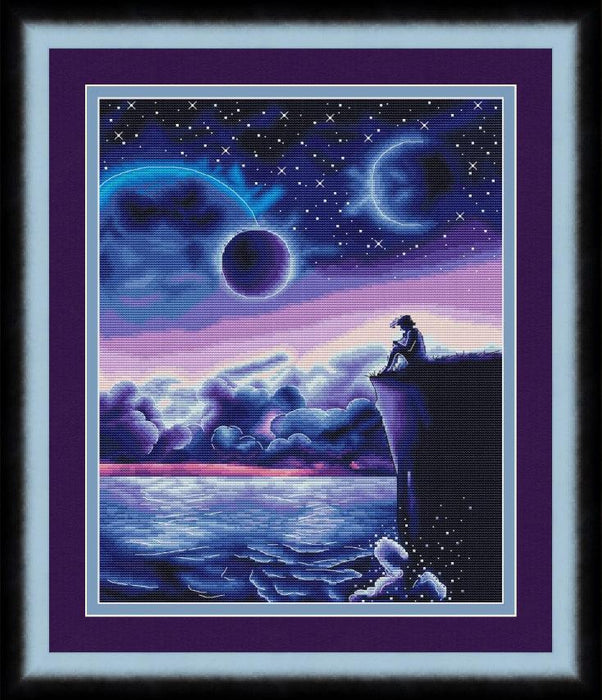 At the Edge of the Earth - PDF Cross Stitch Pattern - Wizardi