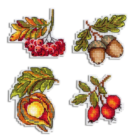 Autumn Gifts. Magnets SR-720 Counted Cross Stitch Kit - Wizardi