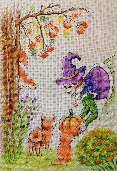 Autumn Gifts SP-05 Counted Cross-Stitch Kit - Wizardi