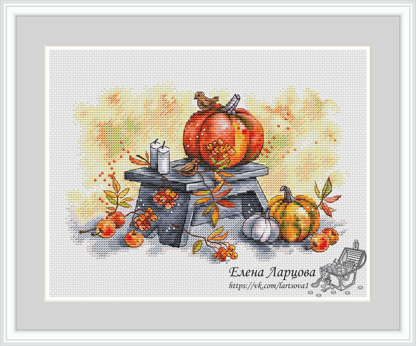 Autumn Harvest - PDF Cross Stitch Pattern - Wizardi
