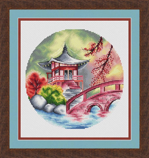 Autumn in Japan - PDF Cross Stitch Pattern - Wizardi