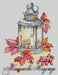 Autumn Lantern - PDF Cross Stitch Pattern - Wizardi