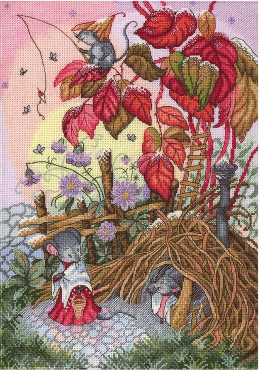 Autumn Morning SNV-628 Counted Cross Stitch Kit - Wizardi