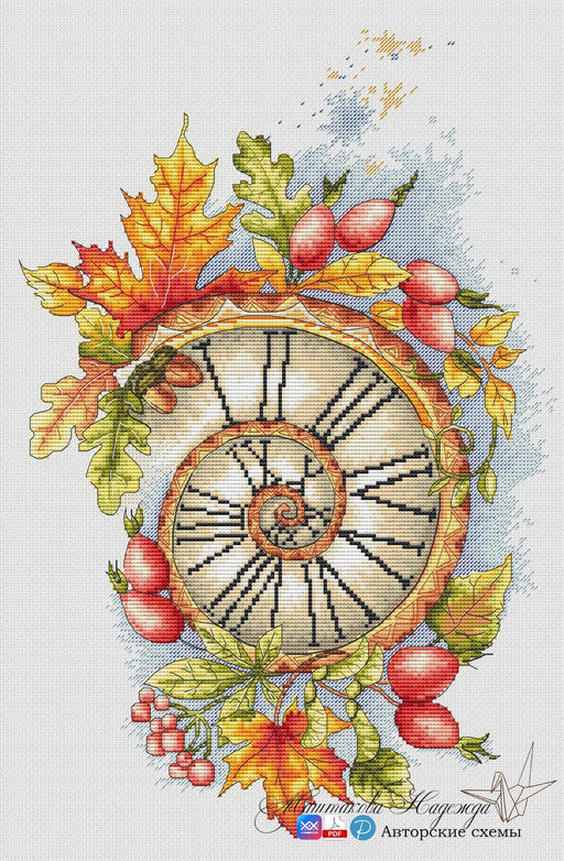 Autumn Time - PDF Cross Stitch Pattern - Wizardi