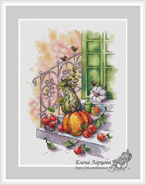 Autumn Treasures. Pumpkins - PDF Cross Stitch Pattern - Wizardi