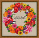 Autumn Wreath - PDF Cross Stitch Pattern - Wizardi