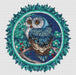 Azure Owl - PDF Cross Stitch Pattern - Wizardi