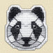 Badge-panda 1092 Plastic Canvas Counted Cross Stitch Kit - Wizardi