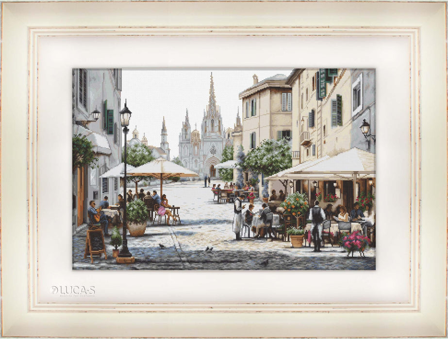 Barcelona Cathedral B2411L Counted Cross-Stitch Kit - Wizardi