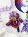 Bead Embroidery Decoration Kit Amethyst iris AD-200 - Wizardi
