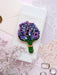 Bead Embroidery Decoration Kit Lavender AD-074 - Wizardi