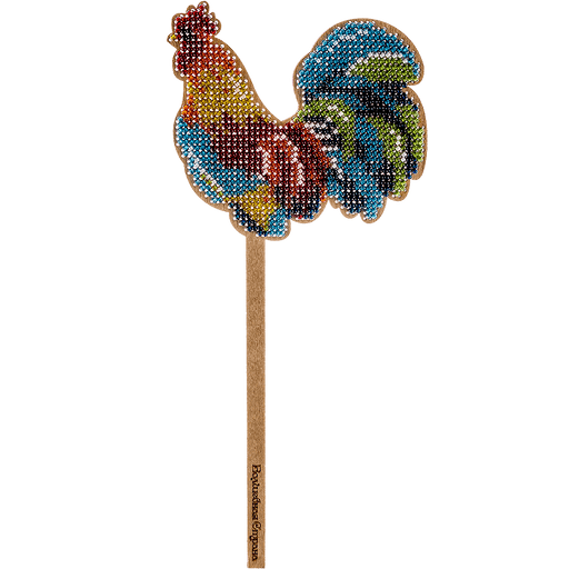 Bead embroidery kit on wood FLK-120 - Wizardi