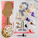 Bead embroidery kit on wood FLK-207 - Wizardi