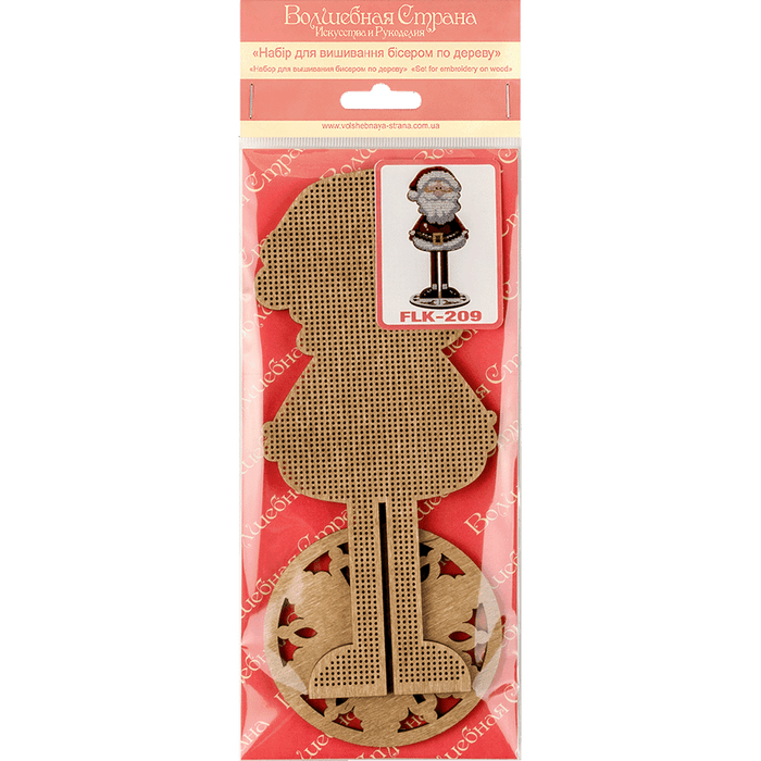 Bead embroidery kit on wood FLK-209 - Wizardi