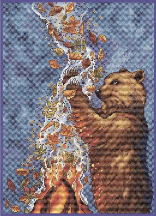 Bear Magic - PDF Cross Stitch Pattern - Wizardi