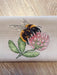 Bee with Flowers - PDF Free Cross Stitch Pattern - Wizardi