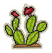 Blooming Cactus WWP433 Diamond Painting on Plywood Kit - Wizardi