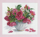 Blooming garden. Roses and Daisies 2-25 Counted Cross-Stitch Kit - Wizardi