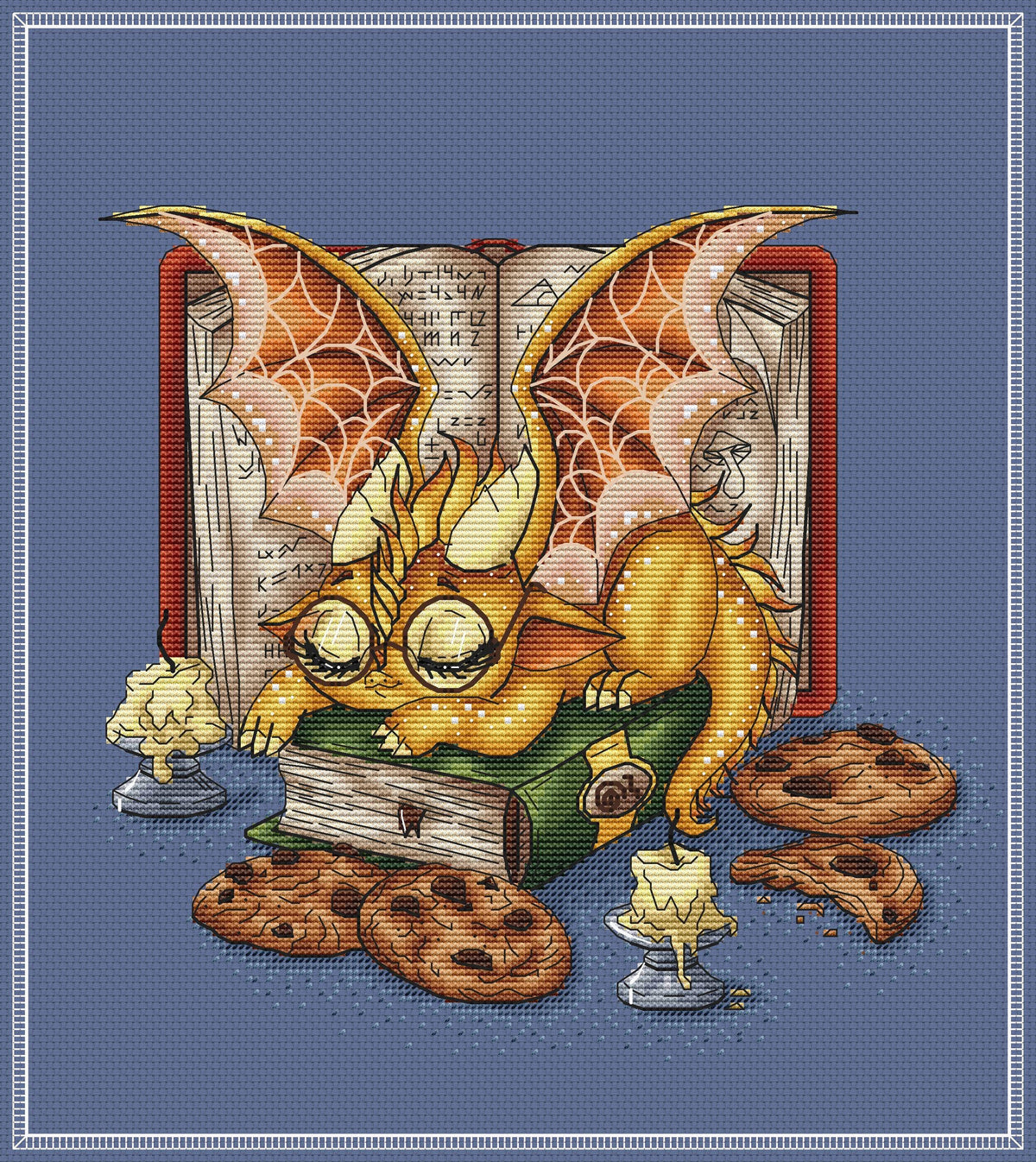 The Books - PDF Cross Stitch Pattern — Wizardi