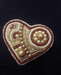 BP-185C Beadwork kit for creating brooch Crystal Art Set of pictures "Gingerbread" - Wizardi