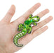 BP-227C Beadwork kit for creating brooch Crystal Art "Lizard" - Wizardi