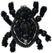 BP-229C Beadwork kit for creating brooch Crystal Art "Spider" - Wizardi