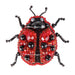 BP-318C Beadwork kit for creating brooch Crystal Art "Ladybug" - Wizardi
