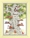 BT-236C Counted cross stitch kit Crystal Art "Library in the forest" - Wizardi